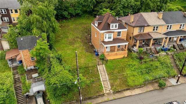1044 Flemington St, Greenfield, PA 15217 - drone / aerial view