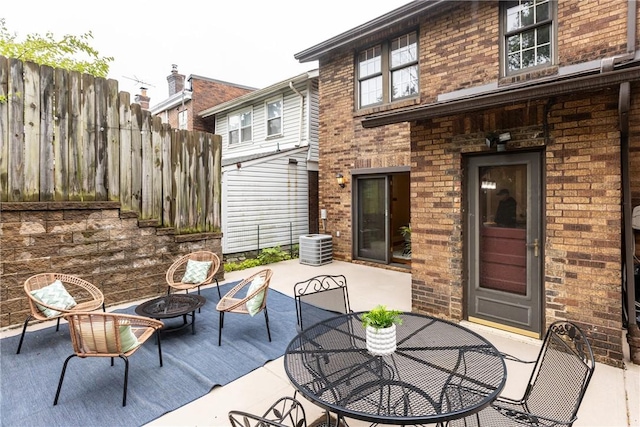 907 Greenfield Ave, Greenfield, PA 15217 - view of patio featuring a fire pit and outdoor dining area