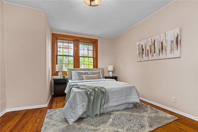 907 Greenfield Ave, Greenfield, PA 15217 - bedroom with baseboards and wood finished floors