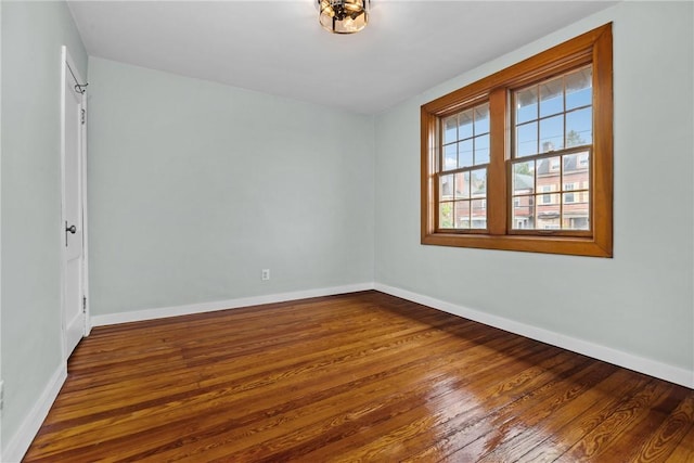 907 Greenfield Ave, Greenfield, PA 15217 - unfurnished room with wood finished floors and baseboards