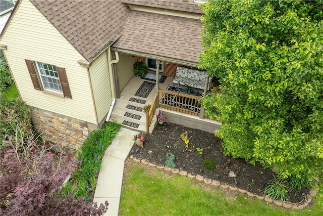 55 Evergreen Ter, Uniontown, PA 15401 - view of front of property with a shingled roof