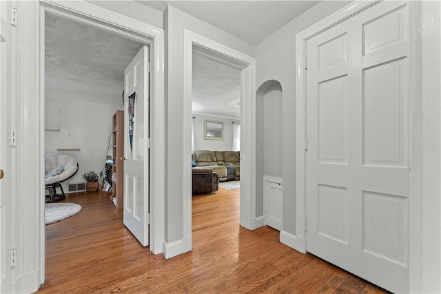 55 Evergreen Ter, Uniontown, PA 15401 - hall featuring light wood-style floors
