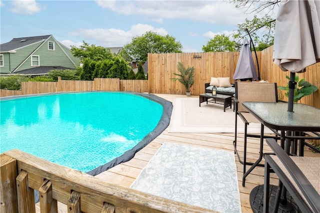 55 Evergreen Ter, Uniontown, PA 15401 - view of pool featuring a fenced backyard