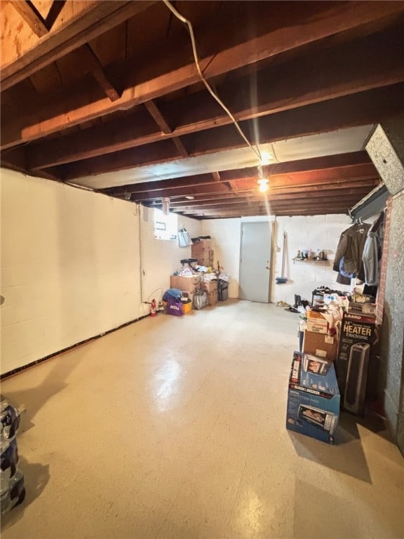 1132 Onondago St, Squirrel Hill, PA 15218 - view of unfinished basement