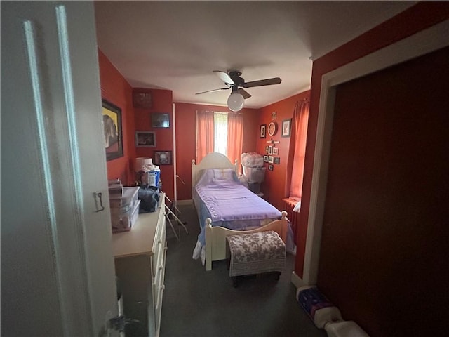 4735 Stanton Ave, Stanton Heights, PA 15201 - carpeted bedroom with a ceiling fan