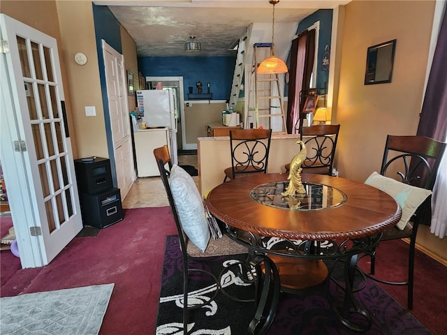 534 Broadway St, Masontown, PA 15461 - dining room featuring dark carpet