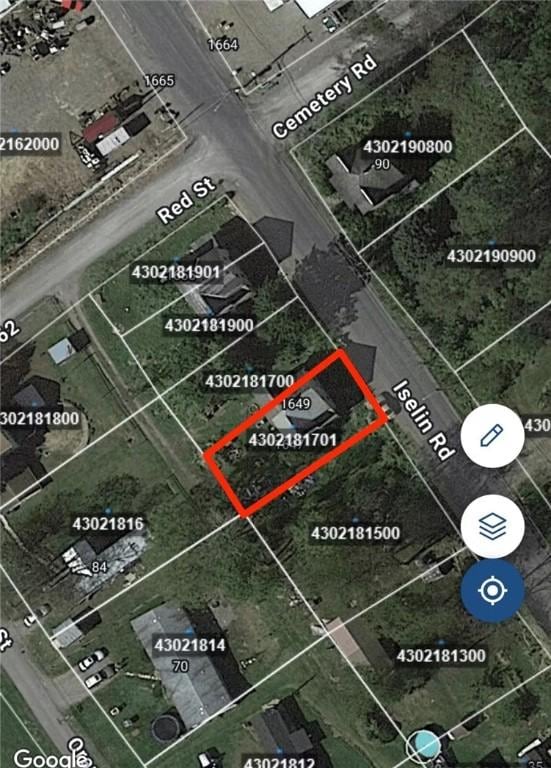 1647 Iselin Rd, Conemaugh/Young Twps Ind, PA 15681 - aerial overview of property's location