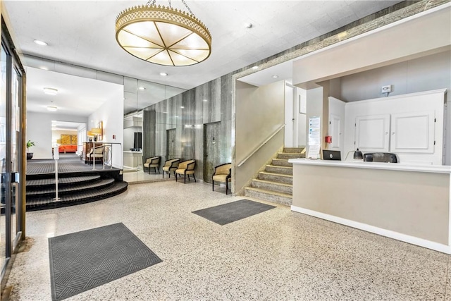 144 N Dithridge St Unit 703, Oakland, PA 15213 - lobby featuring stairs and recessed lighting