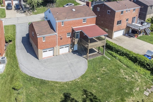 2443 Rose Garden Rd, Banksville/Westwood, PA 15220 - aerial view of property and surrounding area