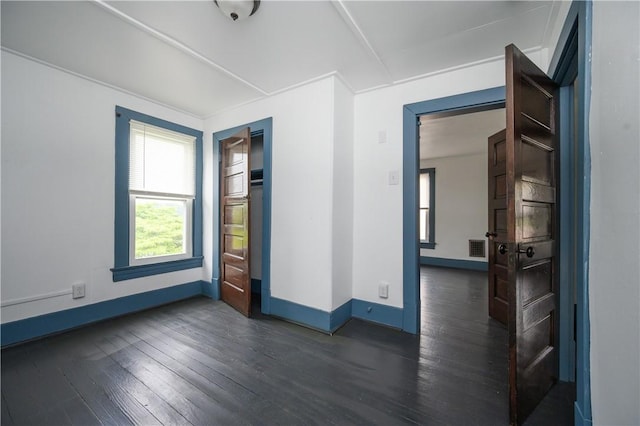 920 Roup Ave, Brackenridge, PA 15014 - empty room featuring dark wood-style flooring and baseboards