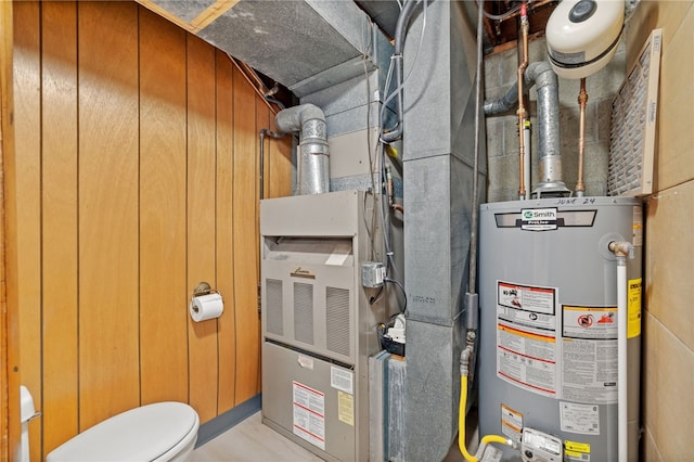 1317 Cathell Rd, Baldwin Boro, PA 15236 - utility room with gas water heater