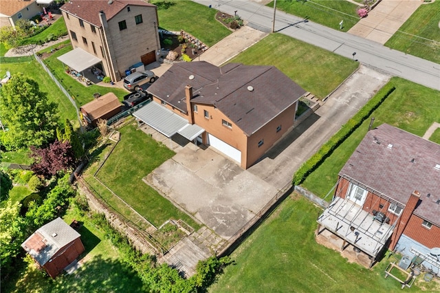 1317 Cathell Rd, Baldwin Boro, PA 15236 - aerial view of property and surrounding area