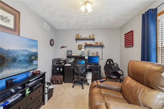 108 Covington Dr, Center Twp, PA 16001 - home office with light carpet