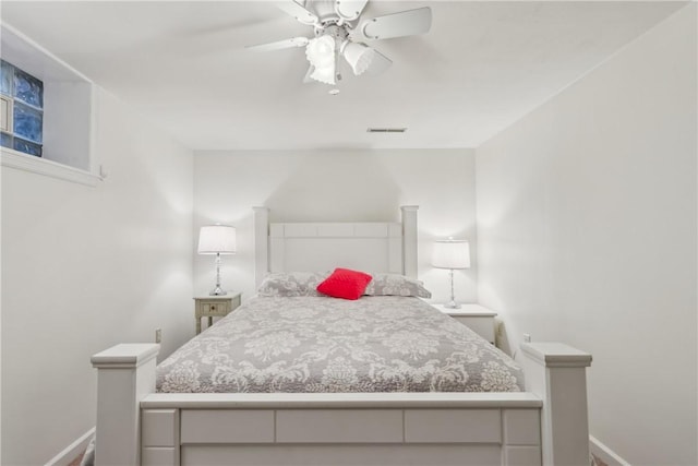 108 Covington Dr, Center Twp, PA 16001 - bedroom with a ceiling fan and baseboards