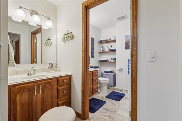 108 Covington Dr, Center Twp, PA 16001 - full bathroom with vanity and toilet