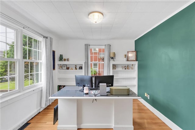 111 E Sheridan Ave, New Castle/2Nd, PA 16105 - office space with light wood-type flooring and baseboards