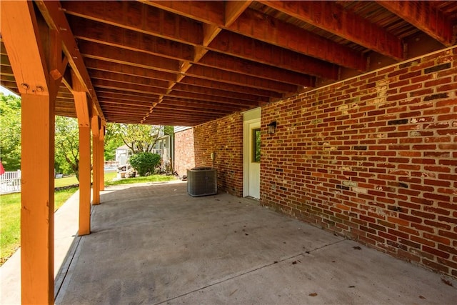 821 Kingston Dr, South Fayette, PA 15057 - view of patio featuring central AC unit