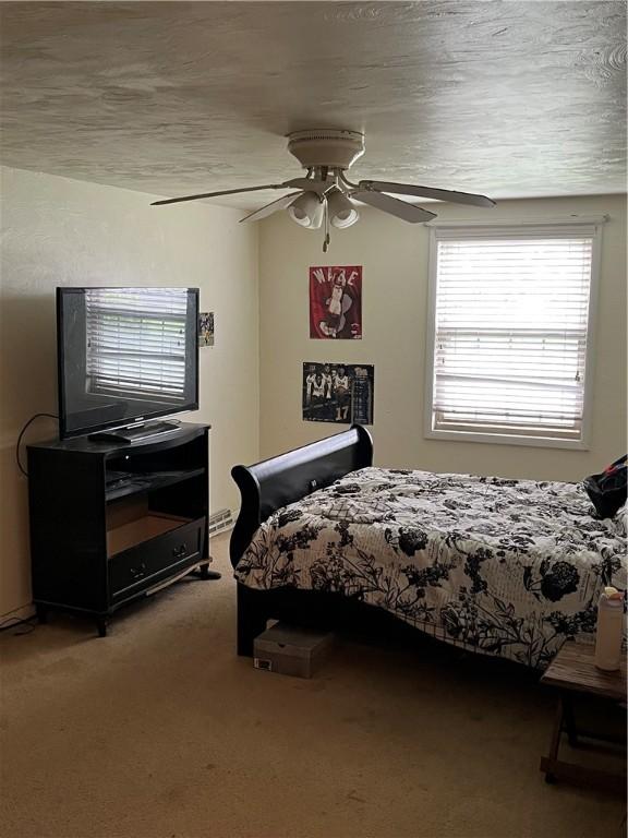 417 Longview Dr, Monroeville, PA 15146 - carpeted bedroom featuring ceiling fan