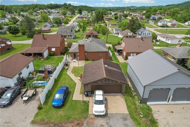 1007 High St, Luzerne Twp, PA 15417 - aerial perspective of suburban area