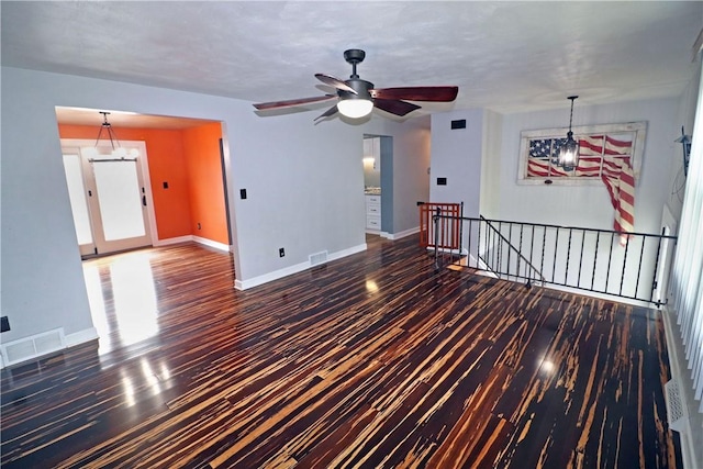 418 Newport Dr, Hempfield Twp Wml, PA 15601 - unfurnished room featuring wood finished floors, baseboards, and ceiling fan