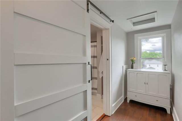 27 Laurel Ave, City Of Washington, PA 15301 - full bath with wood finished floors, baseboards, and a shower with shower curtain