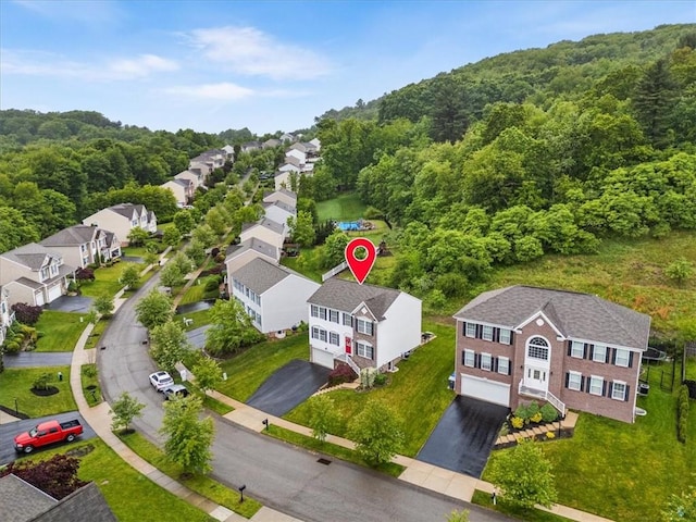 8045 Maureen Dr, Cranberry Twp, PA 16066 - aerial perspective of suburban area featuring a forest