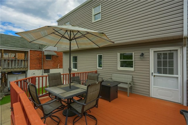 2114 Swallow Hill Rd, Scott Twp Sal, PA 15220 - deck featuring outdoor dining space