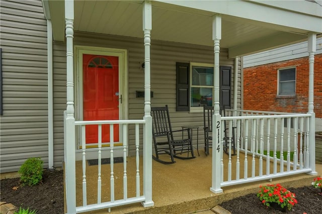 2114 Swallow Hill Rd, Scott Twp Sal, PA 15220 - entrance to property with covered porch and brick siding