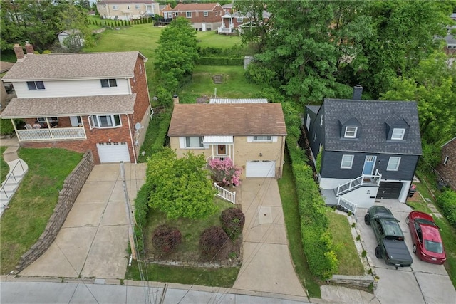 418 Lawnwood Ave, Brentwood, PA 15227 - aerial perspective of suburban area