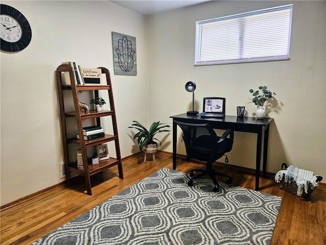 116 Bellwood Rd, West Mifflin, PA 15122 - office with wood finished floors and baseboards