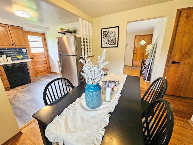116 Bellwood Rd, West Mifflin, PA 15122 - dining space with light wood finished floors and baseboards