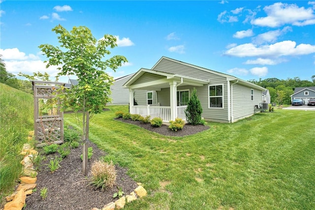 339 Nelson Dr, Monroeville, PA 15146 - view of home's exterior featuring covered porch and a yard