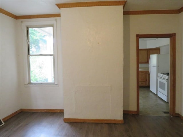 3921 Portman Ave, Observatory Hill, PA 15214 - unfurnished room featuring crown molding and wood finished floors