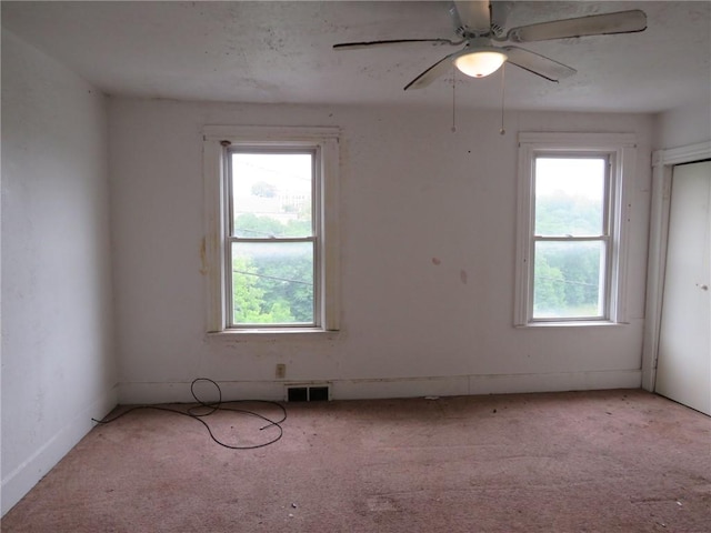 3921 Portman Ave, Observatory Hill, PA 15214 - carpeted spare room featuring plenty of natural light and a ceiling fan