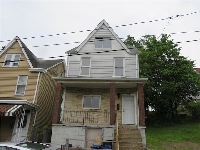 3921 Portman Ave, Observatory Hill, PA 15214 - view of front of property with covered porch