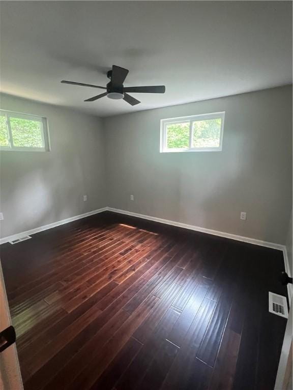 1601 Burchfield Rd, Shaler, PA 15101 - spare room with plenty of natural light, a ceiling fan, and baseboards