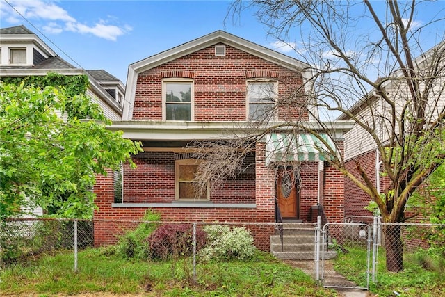 533 Woodward Ave, Stowe Twp, PA 15136 - view of front of house with brick siding and a gate