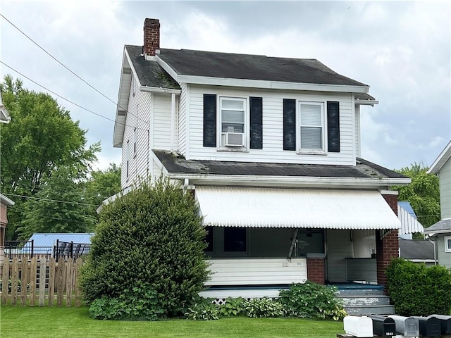 1673 Hancock Ave, Oklahoma Boro, PA 15613 - view of front of house featuring a chimney