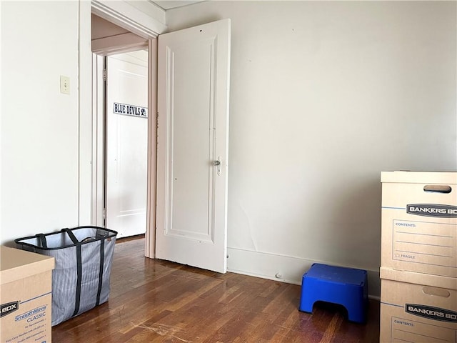 1673 Hancock Ave, Oklahoma Boro, PA 15613 - miscellaneous room with dark wood-style floors