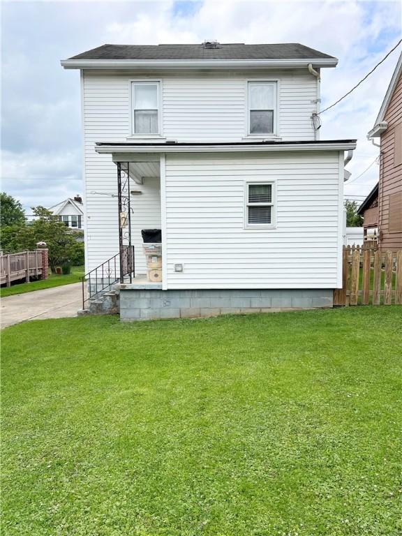 1673 Hancock Ave, Oklahoma Boro, PA 15613 - view of rear view of property