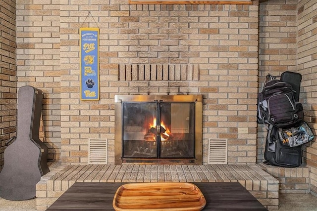 1382 Great Oak Dr, Scott Twp Sal, PA 15220 - detailed view of a fireplace