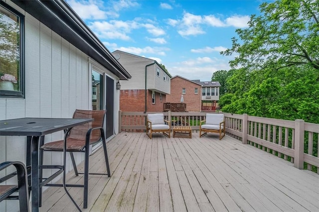 1382 Great Oak Dr, Scott Twp Sal, PA 15220 - view of wooden deck