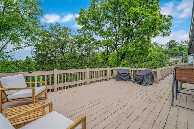 1382 Great Oak Dr, Scott Twp Sal, PA 15220 - view of wooden deck