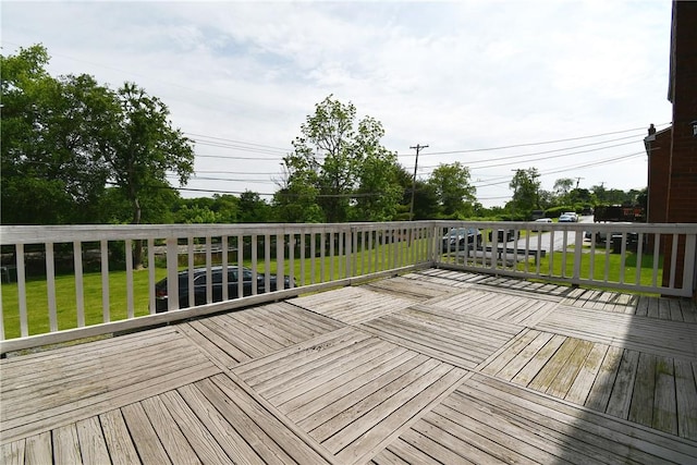 341 Macassar Dr, Baldwin Boro, PA 15236 - wooden deck with a yard