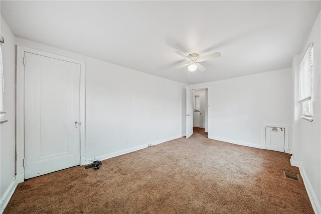 1124 Ridgeland Dr, Marshall Shadeland, PA 15212 - unfurnished bedroom featuring carpet flooring, baseboards, and ceiling fan