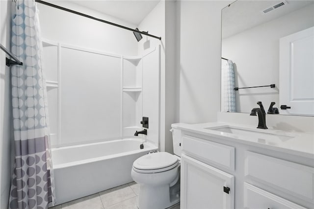 5023 Kensington Dr, Cecil, PA 15317 - full bath with shower / tub combo, vanity, toilet, and tile patterned flooring