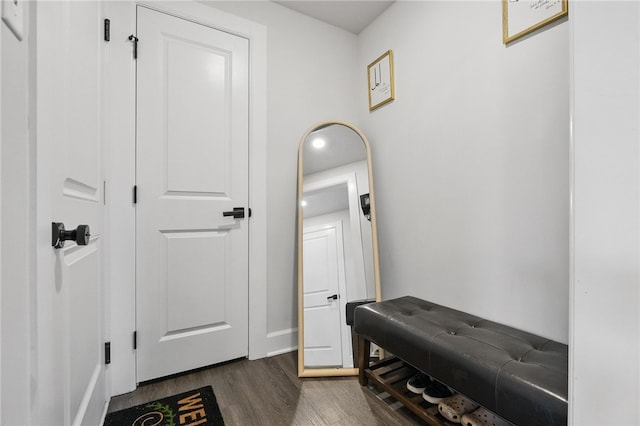 5023 Kensington Dr, Cecil, PA 15317 - mudroom with dark wood-style floors and baseboards