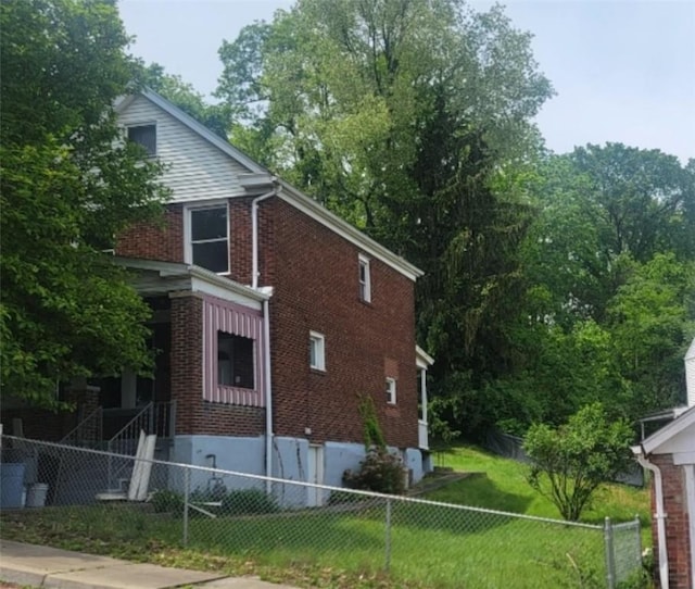 2722 Bethesda St, Carrick, PA 15227 - view of side of home with brick siding