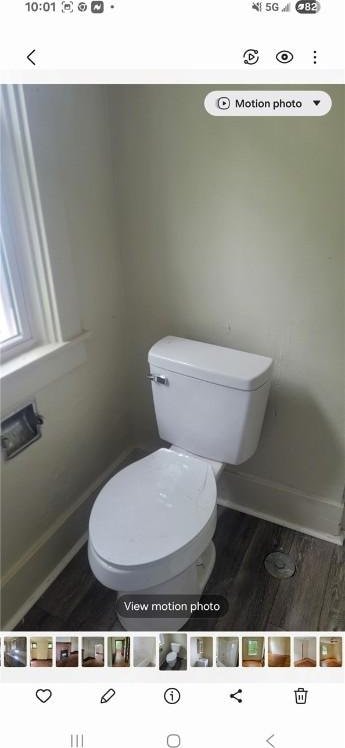 2722 Bethesda St, Carrick, PA 15227 - bathroom with baseboards and wood finished floors