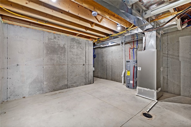 2127 Rose St, Hill District, PA 15219 - unfinished below grade area with water heater